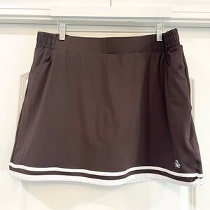Penguin Brown Shorts/Skorts Side Pockets Size XL Silicone Gripping